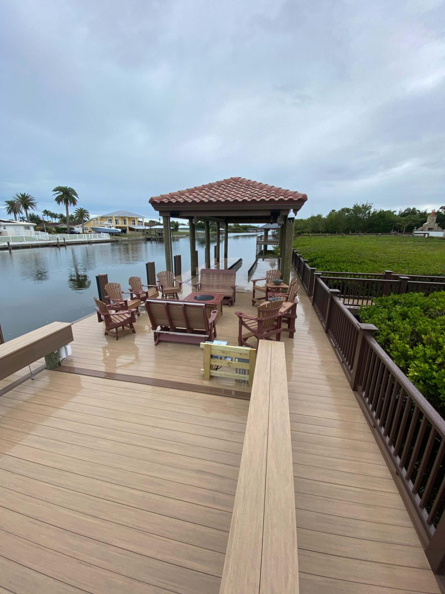 Waterfront Entertaining Deck