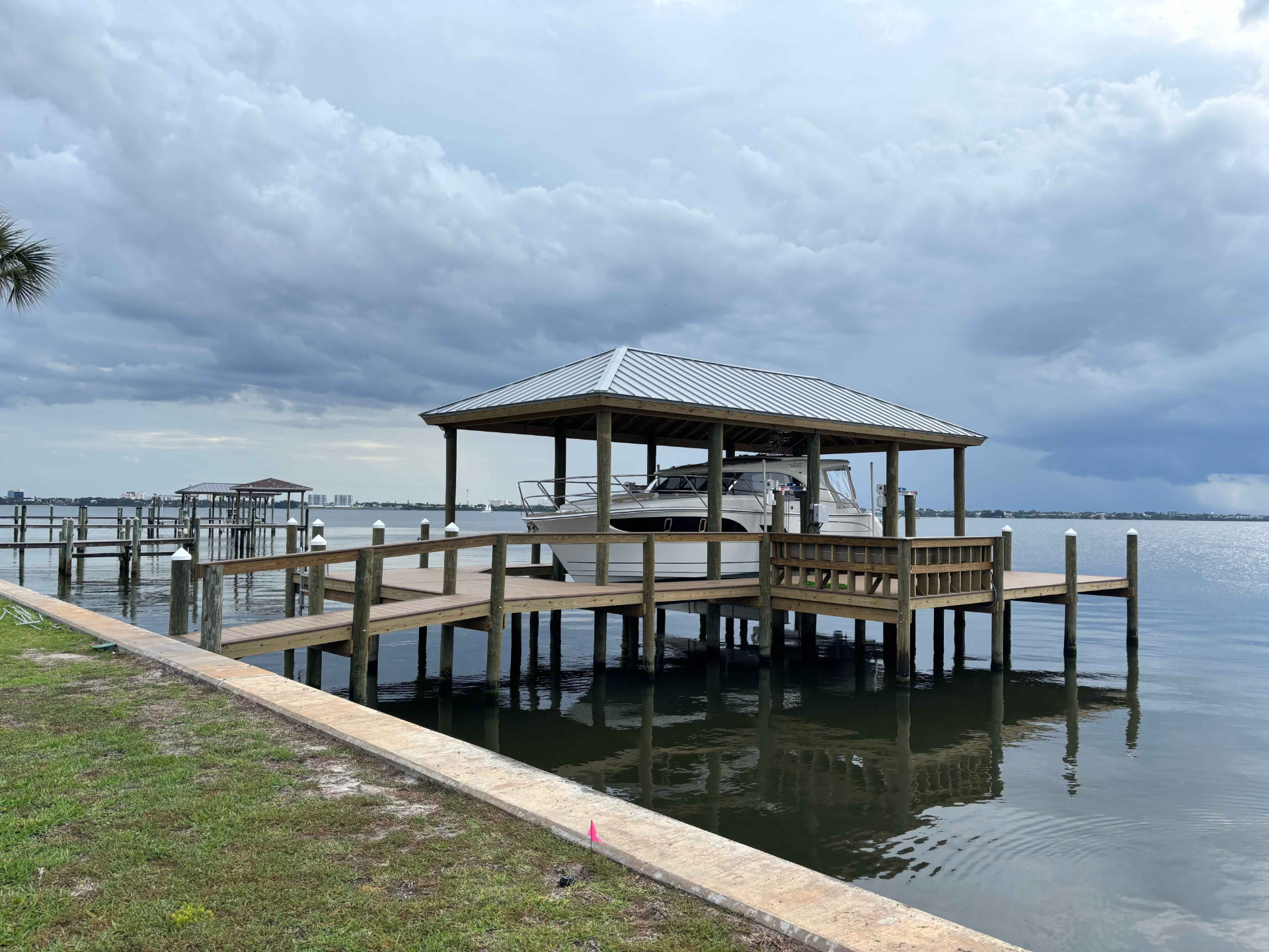 Covered Boathouse & Walkway